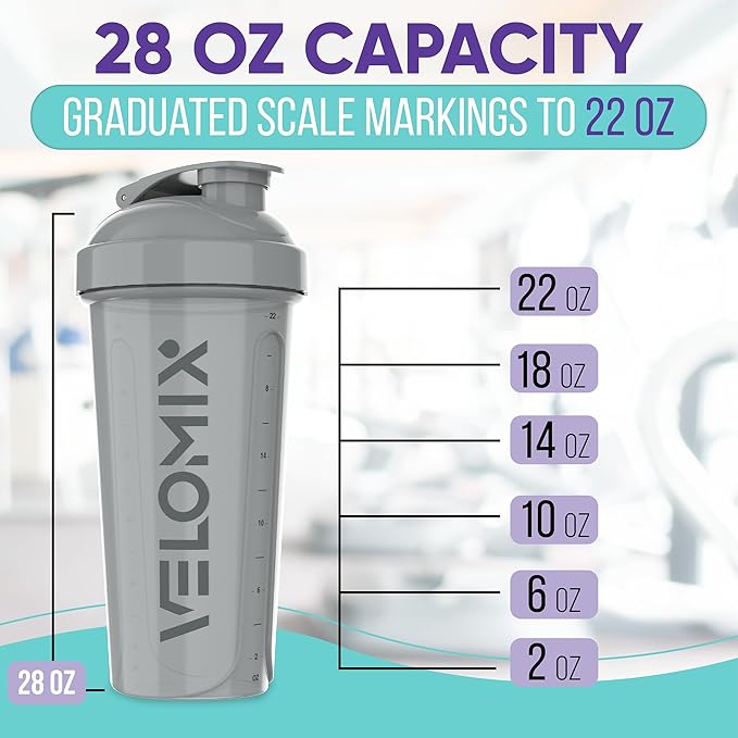 '-4 PACK- 28 oz Protein Shaker Bottle for Protein Mixes - 4x Wire Whisk | Leak Proof Shaker Cups for Protein Shakes | Protein Shaker Bottle Pack | Protein Shake Cup