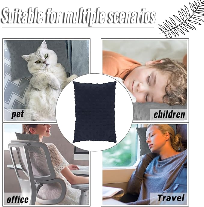 Small Pillow for Travel-Mini Travel Neck Pillows 11''*7''-Small Decorative Pillow-Tiny Pillows for Neck, Travel, Dogs, Cats