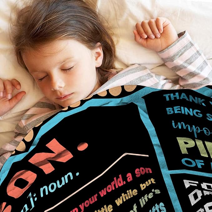 Gamer Gifts for Teenage Boys, 50x60 Inch Gamer Blanket Video Game Gifts Gaming Blanket for Son Cozy Throw Blanket Gamer Room Decor Gamer Gifts for Boys 8-12 Son Blanket from Dad Mom