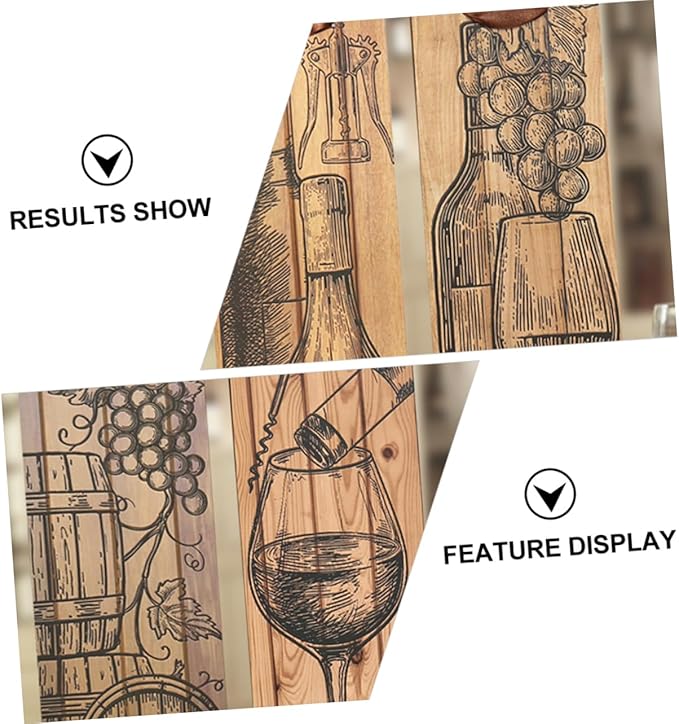 12pcs Wine Packaging Bag Christmas Party Supplies Wine Bottle Tote Bag Wine Bag Storage Pouch Portable Bag Bottle Wrapping Bag Handle Bag Paper Thicken Wine Bag