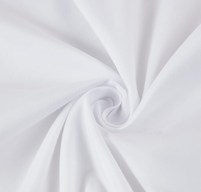 Akiky Linen Canopy Bed Curtains for Kid House Bed Montessori Canopy for Nursery Bed Canopy for Kids Child Toddler Adult Room Decoration(King,White)