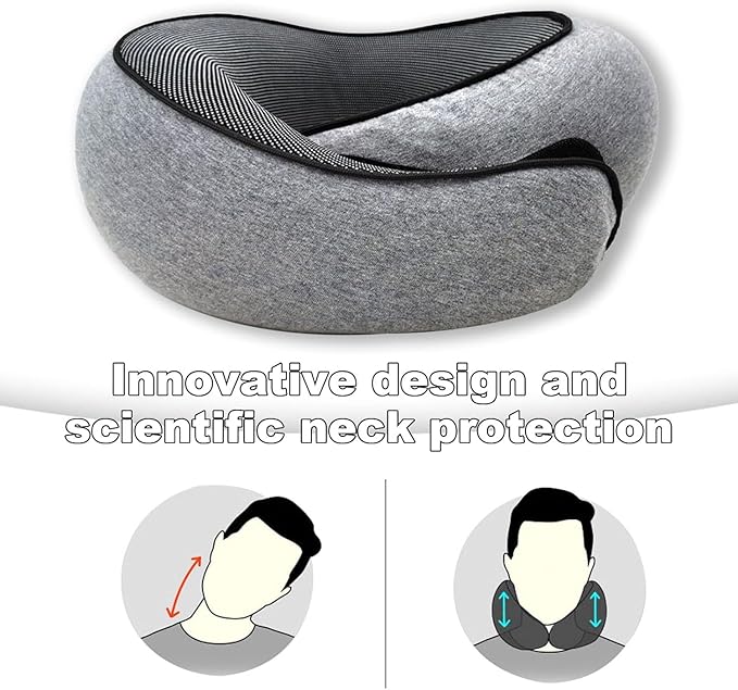 2024 Travel Neck Pillow, New Neck Pillow, 360° Travel Neck Pillows, Airplane Travel Neck Pillow, Memory Foam Travel Neck Pillow, Stowable U-Shaped Pillow