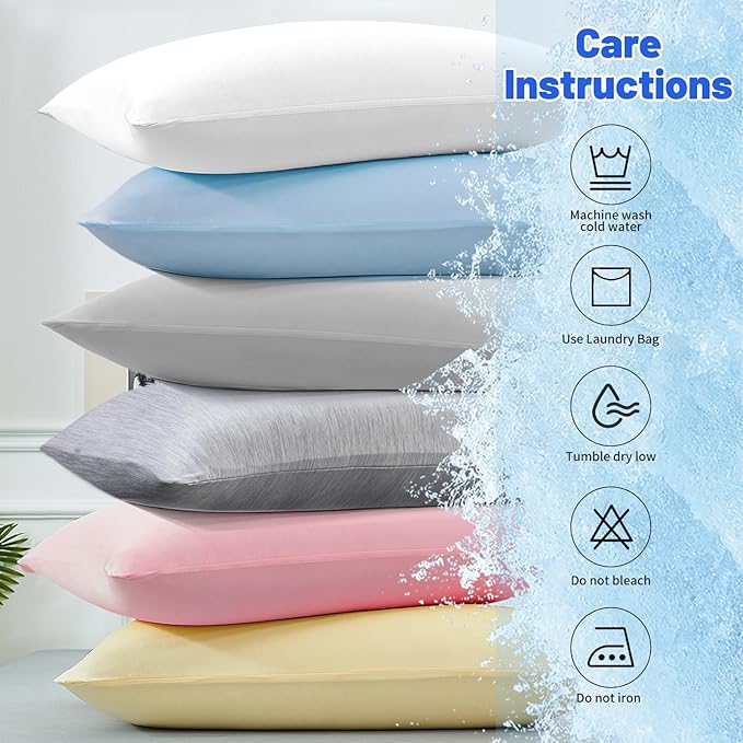 Cooling Body Pillow Case for Hot Sleepers - Body Pillow Cover Cooling Double Side Arc-Chill Q-Max>0.5 Cooling Fiber - Breathable Cooling Body Pillow Cover with Zipper (Dark Grey, 20" x 54")