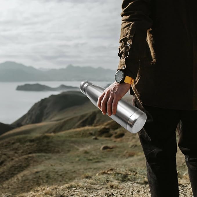 37oz Thermos for Hot and Cold Drinks, Coffee Thermos Water Bottle, Wide Mouth Thermal Cups- Leakproof Stainless Steel Insulated Thermos - Commute, Travel, and Picnic Friendly