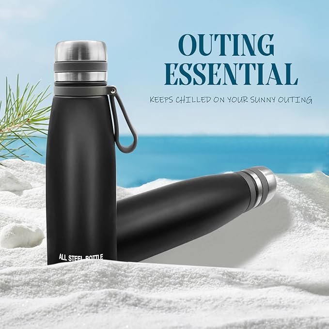 37oz Thermos for Hot and Cold Drinks, Coffee Thermos Water Bottle, Wide Mouth Thermal Cups- Leakproof Stainless Steel Insulated Thermos - Commute, Travel, and Picnic Friendly
