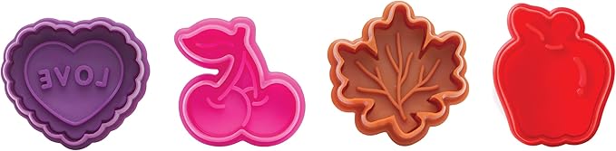 Mrs. Anderson’s Baking Pie Crust Cookie Cutters, BPA Free, Set of 4