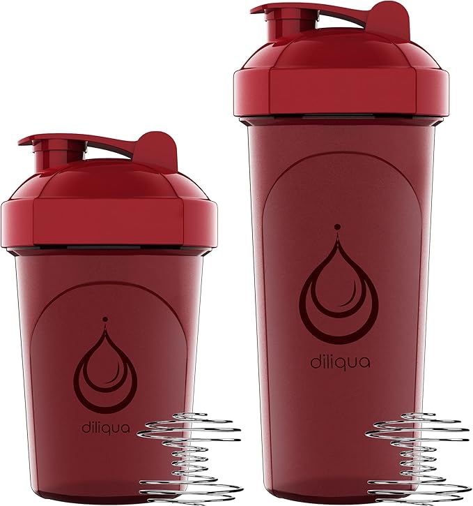 '-10 PACK- small Shaker Bottles for Protein Mixes | BPA-Free & Dishwasher Safe | 5 Large 28 oz & 5 20 oz | Blender Shaker Cups for protein shakes