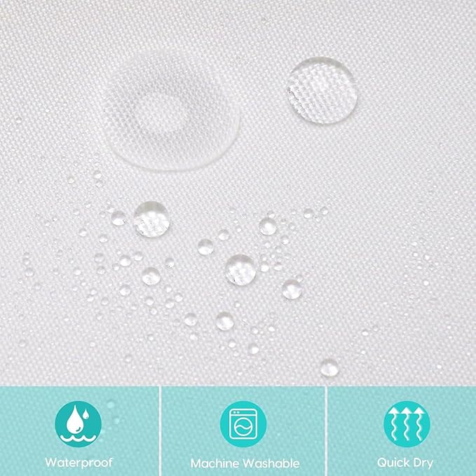 Polyester Fabric Waterproof Shower Curtain for Bathroom Rural Theme Decor, Rural Lights Print 70.8" x 78.7" Shower Curtain Art Bath Curtain with 12 Hooks