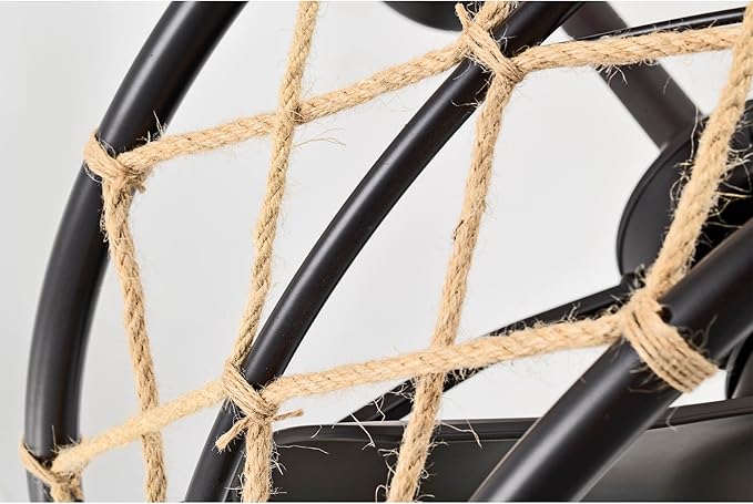 Sylvette 25-inch Brown 6 Lights 3 Blades Lighted Ceiling Fan with Remote