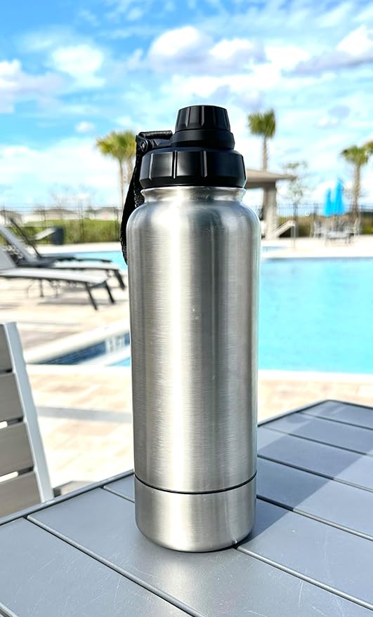 32oz Water Bottle with Storage Compartment