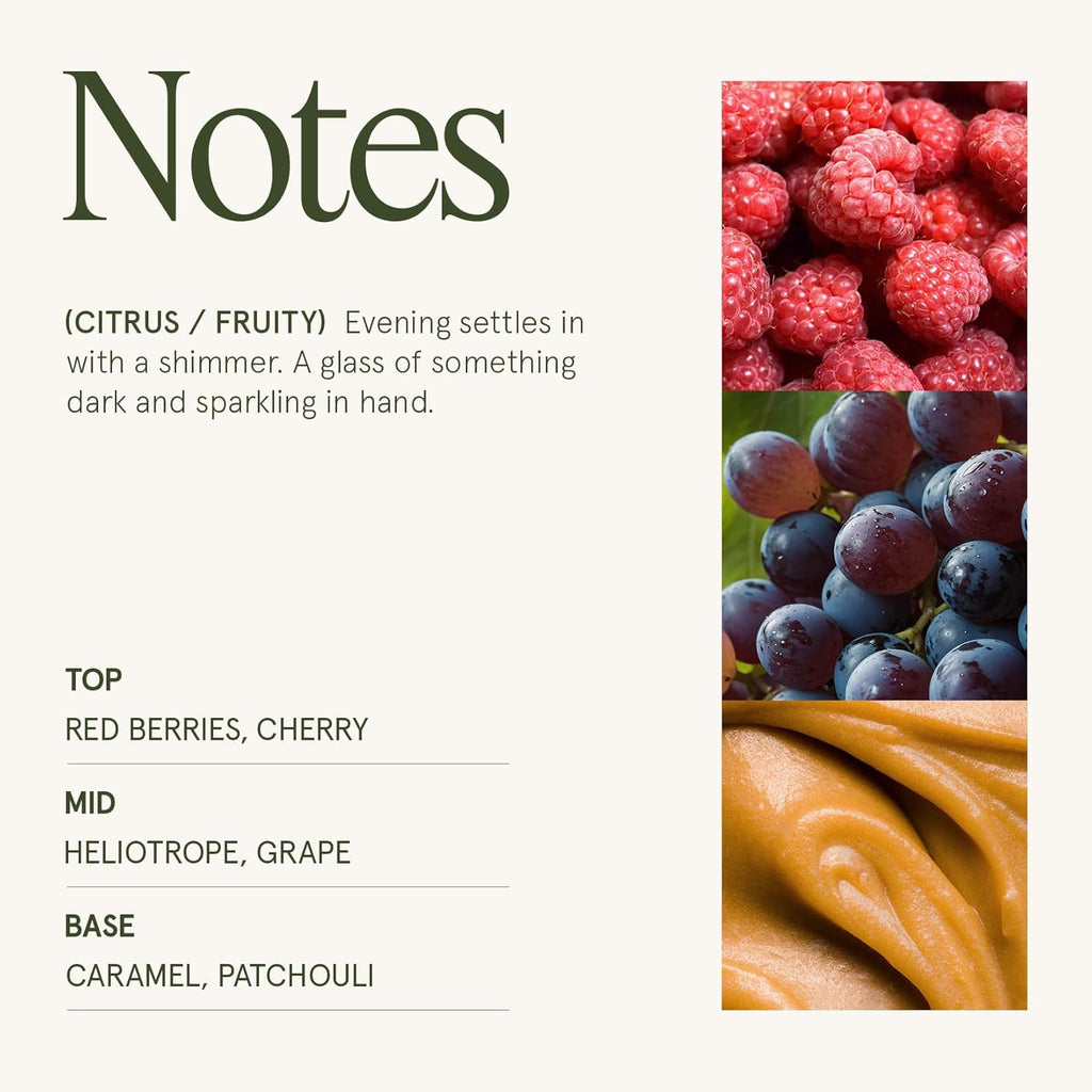 LA JOLIE MUSE Dark Berries & Bergamot Candle - Berries, Grape, Caramel | 19 oz Large Wooden Wick Candle | Natural Soy Wax | 90 Hours Clean Burn | Gift-Ready for Hosts & Gatherings | Elegant Home Décor