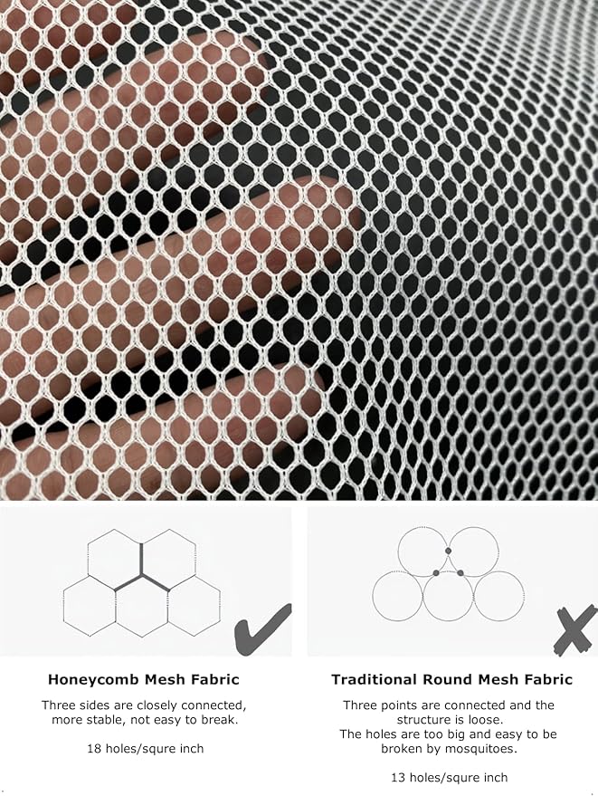 Mosquito Net for Bed, Folded Size 12 inch Portable Camping Travel Mosquito Net, Pop Up Mosquito Tent with Double Entry for King Queen Size Bed (Folded 12 Inch, 59"x79"x59")