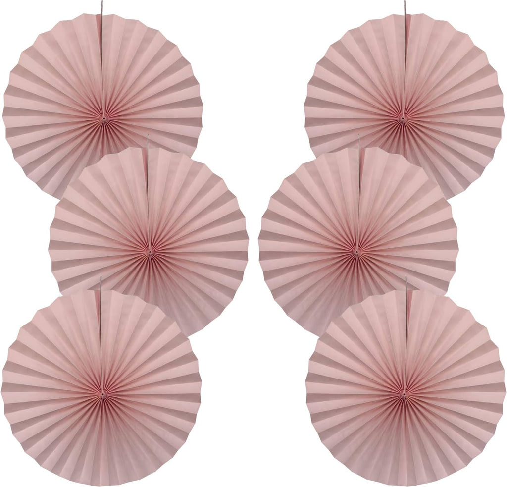 Pink Birthday Decorations,DIY Pink Paper Fans Hanging Decoration ,Party Supplies Party Fans 16in, Pink Christmas,Wedding Graduation Events Accessories 30 Color DIY Set (Baby Pink)