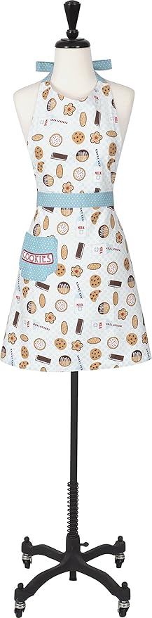 Mother and Daughter Milk and Cookies 100% Cotton Apron Set