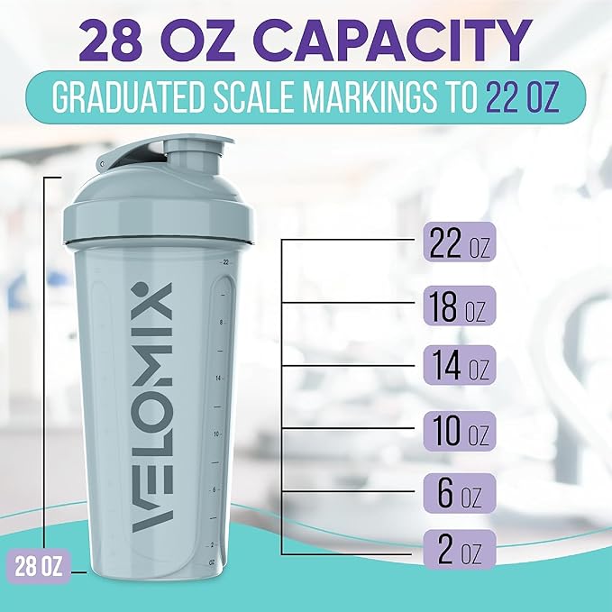 '-4 PACK- 28 oz Shaker Cups for Protein Shakes - 4x Wire Whisk | Leak Proof Protein Shaker Bottles for Protein Mixes | Protein Shaker Bottle Pack | Mixer for Protein Shakes