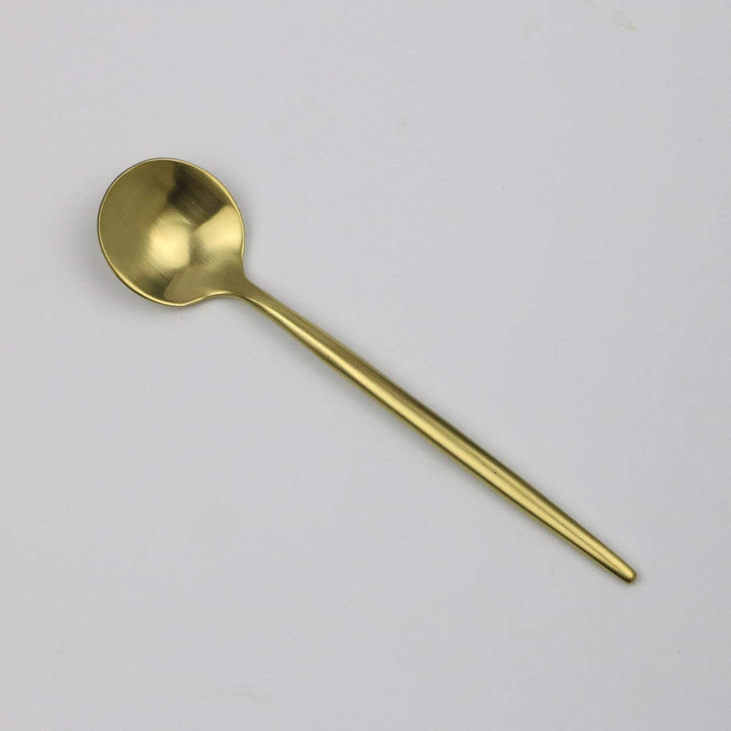 20-Pieces Luxury Gold 18/10 Stainless Steel Flatware Set, Matte Finish, Service for 4