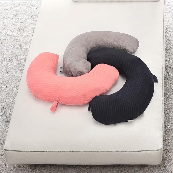 Travel Neck Pillow Cover Neck Pillow Replacement Cover Travel U Neck Pillow Case Cover Soft and Smooth Neck Pillow Cover Brown (Only Pillow Cover, No Filler)