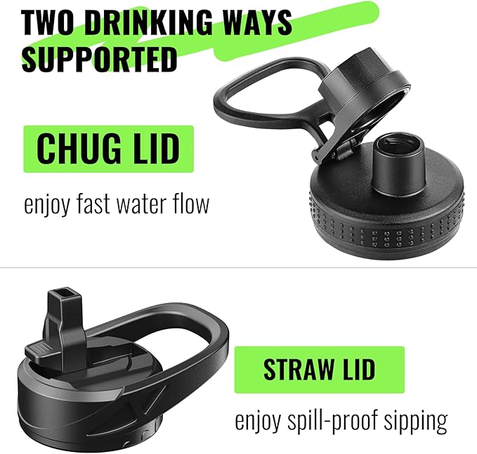 32 oz Glass Water Bottle with Straw and Handle, Sports Motivational Water Flask with Silicone Sleeve, Large Leakproof Water Flask Cup with Time Marker for Travel, Gym, Sky Blue