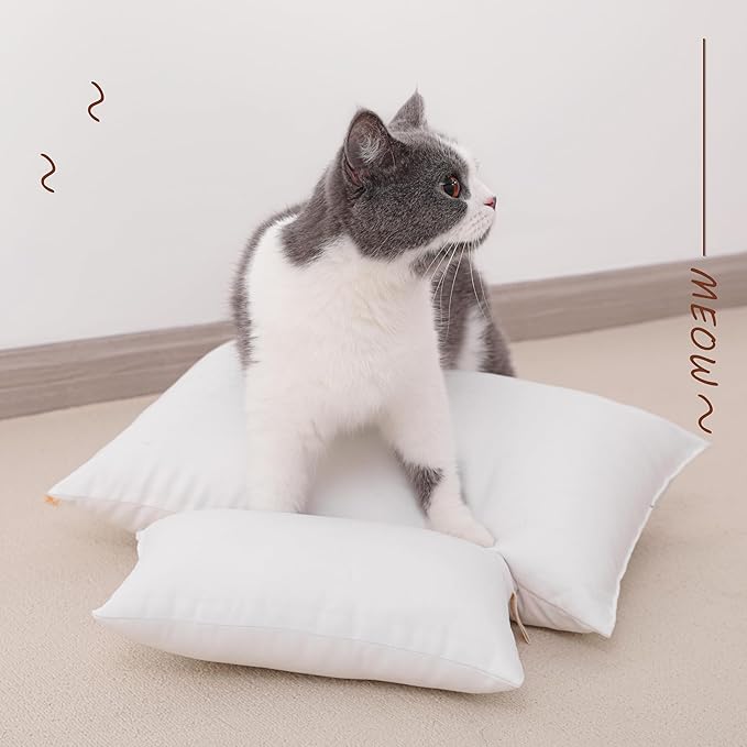 NTBAY Toddler Pillows, Down Alternative 13"x18" Pillows, Machine Washable - Soft and Breathable Travel Small Pillows for Sleeping, Ideal for Daycare, Crib, Cot, Red