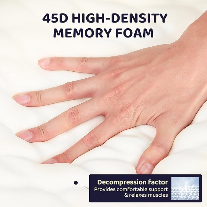 Neck Pillow Memory Foam Pillows for Sleeping Ergonomic Cervical Pillow for Neck and Shoulder Pain Relief Orthopedic Contour Bed Pillow for Side Back Stomach Sleeper (Large Size)