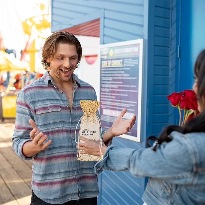 30th Birthday Wine Bag 30th Birthday Decorations for Her 30 Year Old Birthday Gifts for Women Men Coworkers Lady Friend Him Her Bestie Anniversary Wine Bags