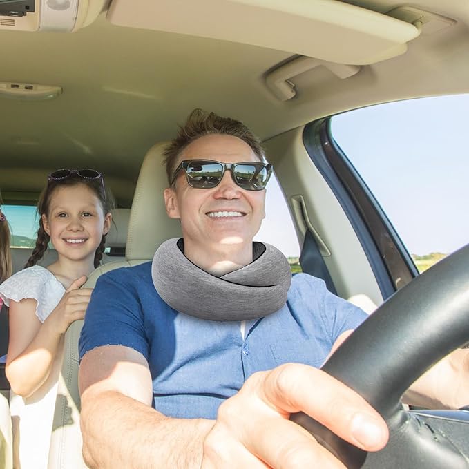 Travel Pillow, Neck Pillow, Stowable Pillow, Memory Foam Travel Pillow——Perfect Support for Your Neck and Head， Suitable for Airplanes,Trains,Offices and Cars