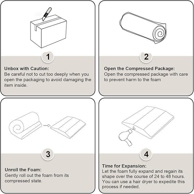 Bed Filler for Headboard, Suitable for Gap 2.8-3.6" of King Queen Twin Bed, 78.7'' Long Wedge Sleeping Pillow, Foam Bed Mattress Gap Filler