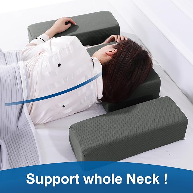 HOMBYS Shoulder Pillow Pillow for Side Sleeper,Ergonomic Memory Foam Pillow for Neck and Shoulder Pain,Cervical Neck Pillow with Armrest Area for Adults Sleeping