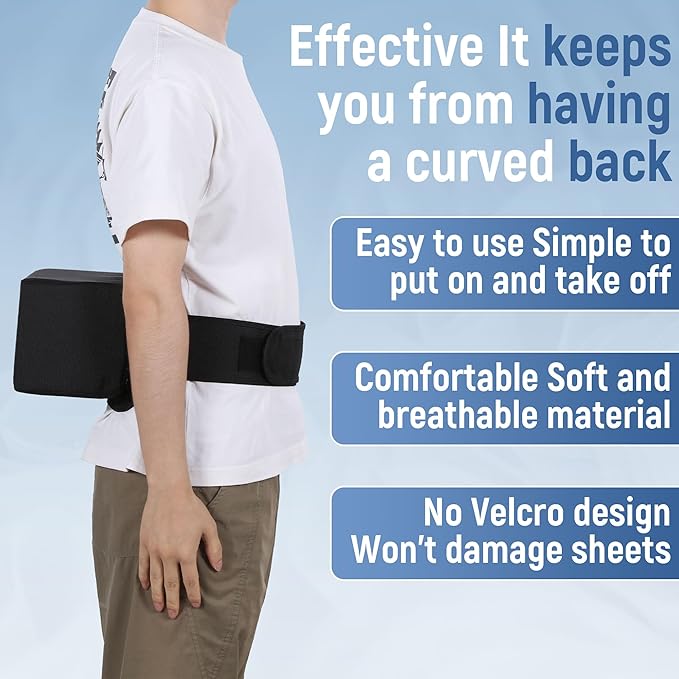 BALAPET Anti Snore Pillow for Sleeping on Side, Anti snoring Body Positional Pillow for Better Sleep Breathing