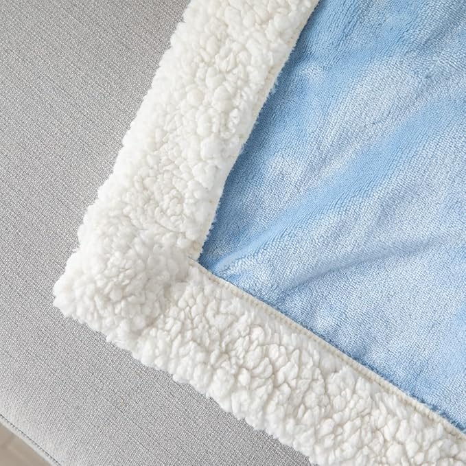 COSUSKET Kids Cow Throw Blanket, 3D Animal Embroidery Sherpa Blanket Girls Boys Gifts