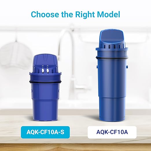 3 Packs Pitcher Water Filter Replacement for All PUR®, PUR® Plus Pitcher and Dispenser Filtration Systems, CRF950Z, PPF951K™, PPF900Z™, NSF Certified, AQUA CREST