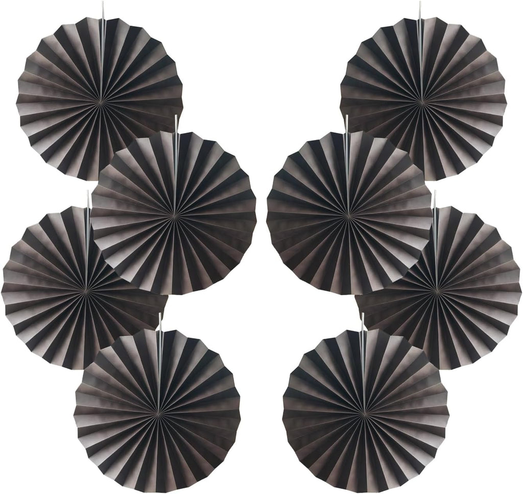 Coffee Party Decorations,Coffee Birthday Decorations,Party Events Accessories,Coffee Themed Party Decorations,Coffee Party,Friends Themed Party12in Hanging Paper Fans 30 Color DIY Set(Coffee))