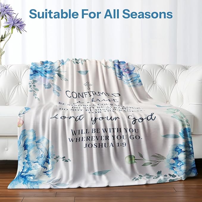 Confirmation Gifts, Confirmation Gift for Girls, Confirmation Gifts for Teenage Girl, Confirmation Decorations, Confirmation Gift for Teen Girls, Confirmation Blanket 40x50 in