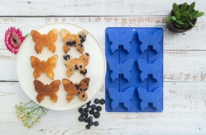 Spring Fling Silicone Butterfly Shaped Silicone Cupcake Mold