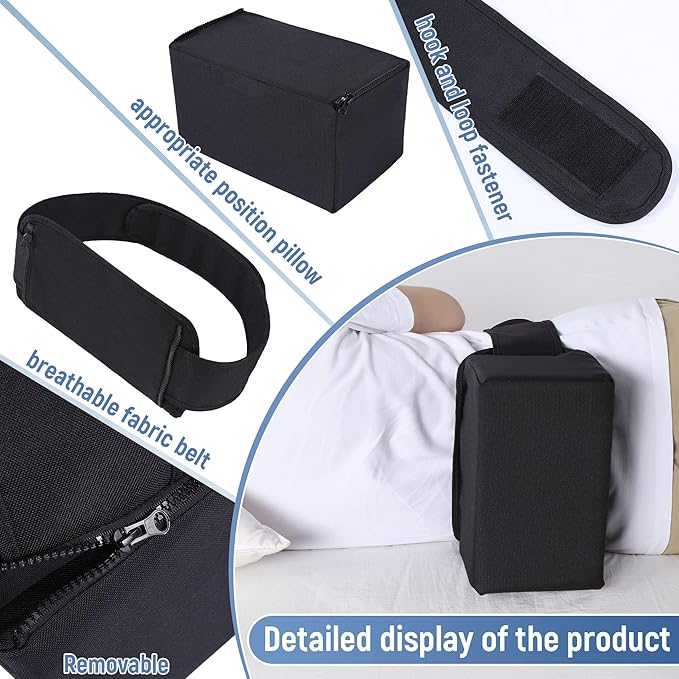 BALAPET Anti Snore Pillow for Sleeping on Side, Anti snoring Body Positional Pillow for Better Sleep Breathing