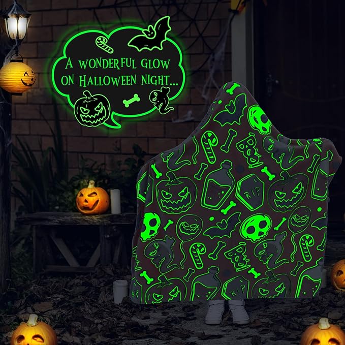 Halloween Blanket Pumpkin Plush Blanket Orange Soft Fleece Throw Blanket for Kids