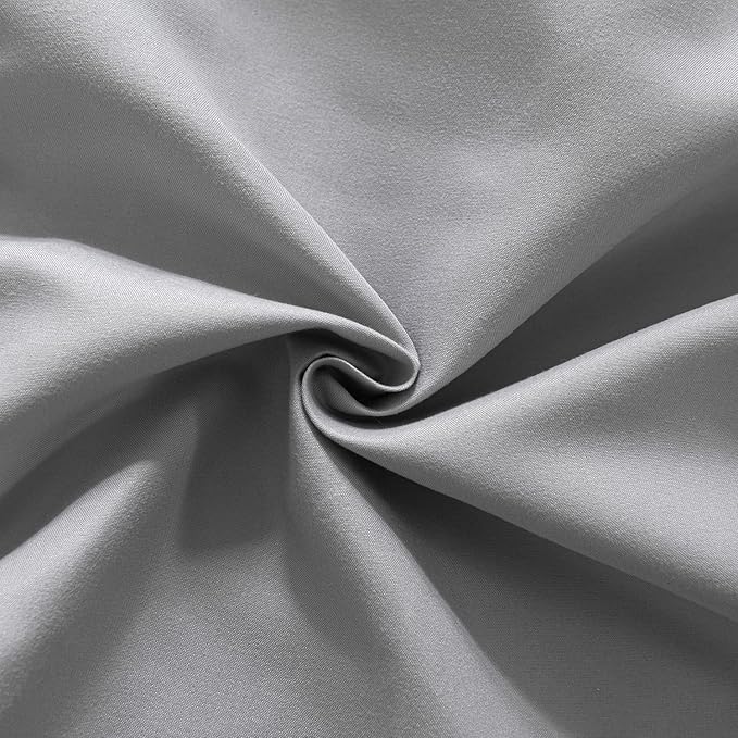 Bed Skirt Full Size Ruffled Bed Skirts with Split Corners, 16 Inch Drop Dust Ruffle Bed Skirt with Platform, Light Gray, Full - 16" Drop