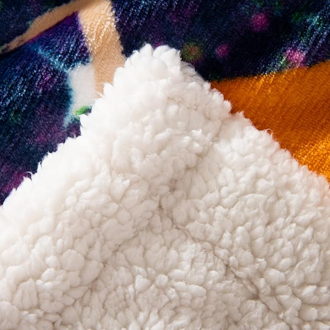 COSUSKET Throw Blanket for Kids Sherpa 50×60 inches, Mermaid Blankets, Super Soft Fuzzy Plush Flannel Blanket Girls Gifts