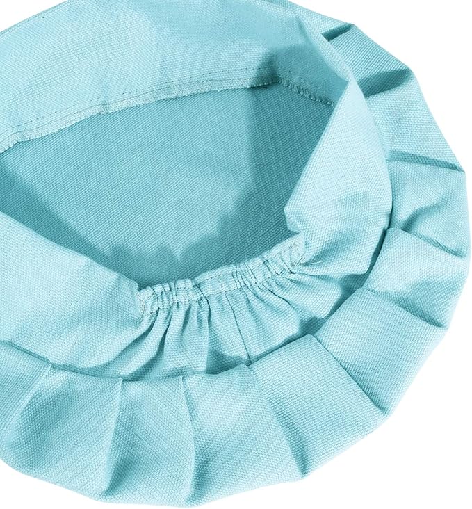 Kids Apron and Chef Hat Set-Adjustable Child Apron for Boys and Girls for Cooking Baking Light Blue