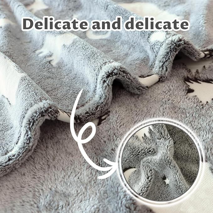 Bear Gifts Toys for Kids Boys Baby-Glow in The Dark Blanket Bear Presents for Birthday Bear Decor Age 12 3 4 5 6 7 8 9 10 Years Old Toddler