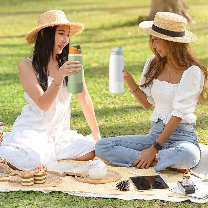 2PCS Silicone Water Bottle Boot for Owala 24oz 32oz 40oz, Anti-Slip Protective Sleeve Bottom Bumper Protector for FreeSip, Twist, and Flip Stainless Steel Water Bottles