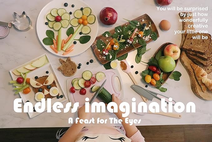 Unicorn Kids Baking Set with storage case, real working utensils, cookie cutters, and baking supplies, beautiful unicorn apron for kids