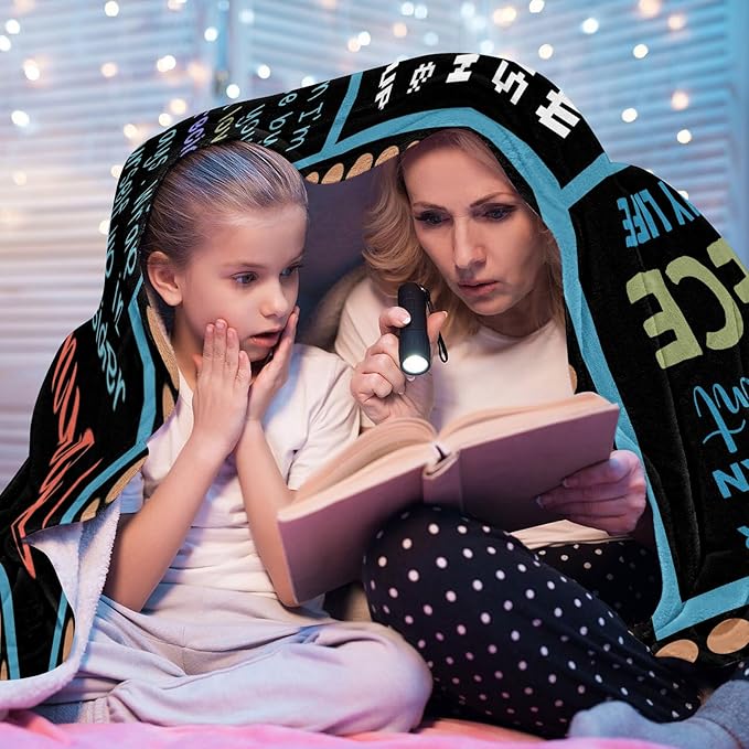 Gamer Gifts for Teenage Boys, 50x60 Inch Gamer Blanket Video Game Gifts Gaming Blanket for Son Cozy Throw Blanket Gamer Room Decor Gamer Gifts for Boys 8-12 Son Blanket from Dad Mom