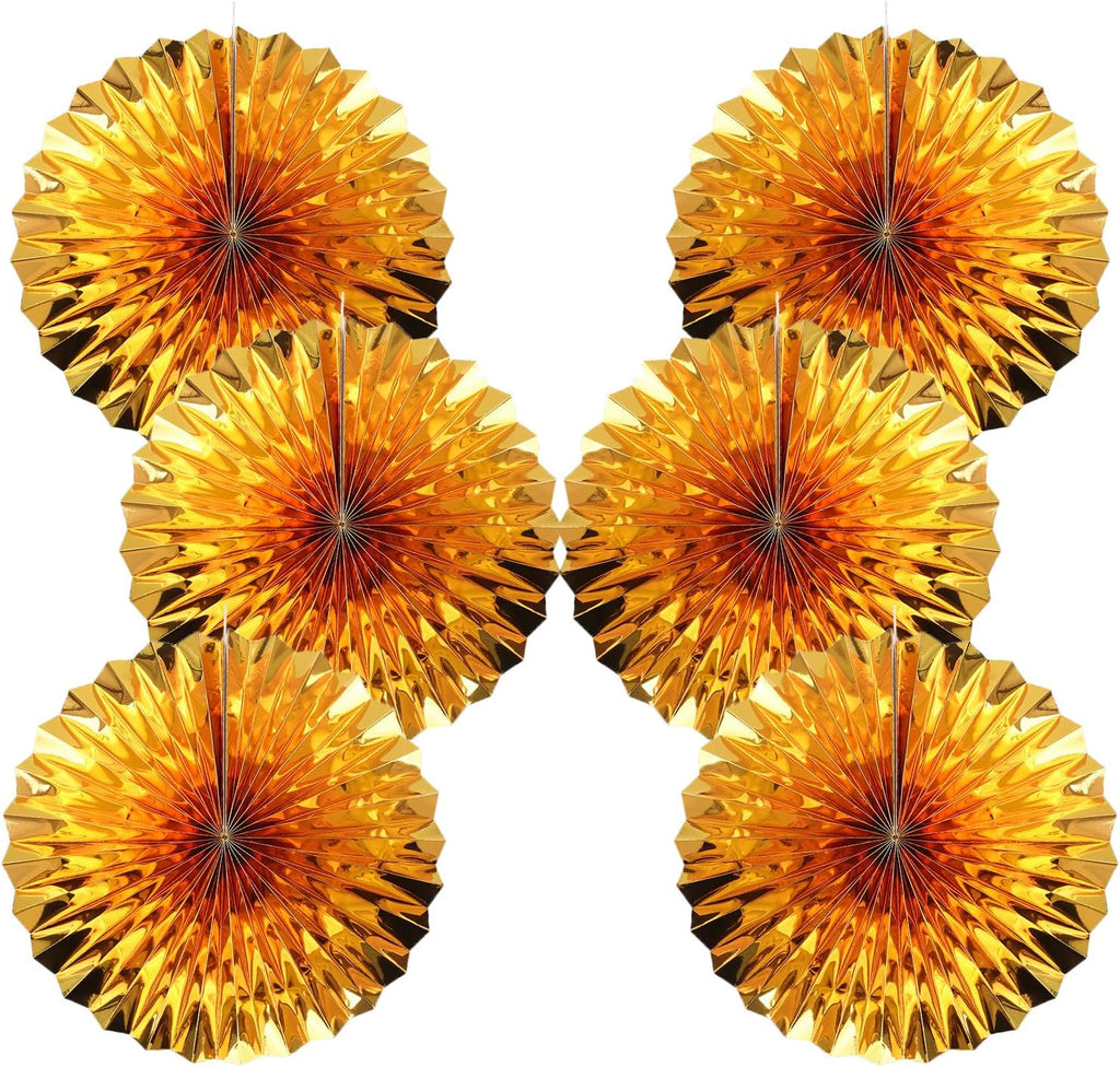 Golden Party Decorations,Engagement Party Decorations 16in,Gold Party Decor, Party Supply Decorations,Gold Wedding Decor,Anniversary Decorations 30 Color DIY Set （Golden）