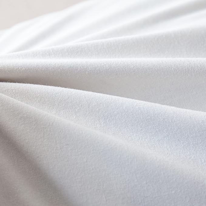 Luxury Goose Feathers Down Pillow King Size, Hotel Quality Fluffy Bed Pillow, Soft Pillow for Sleeping, Organic Cotton Cover(20x36”, Pack of 1)