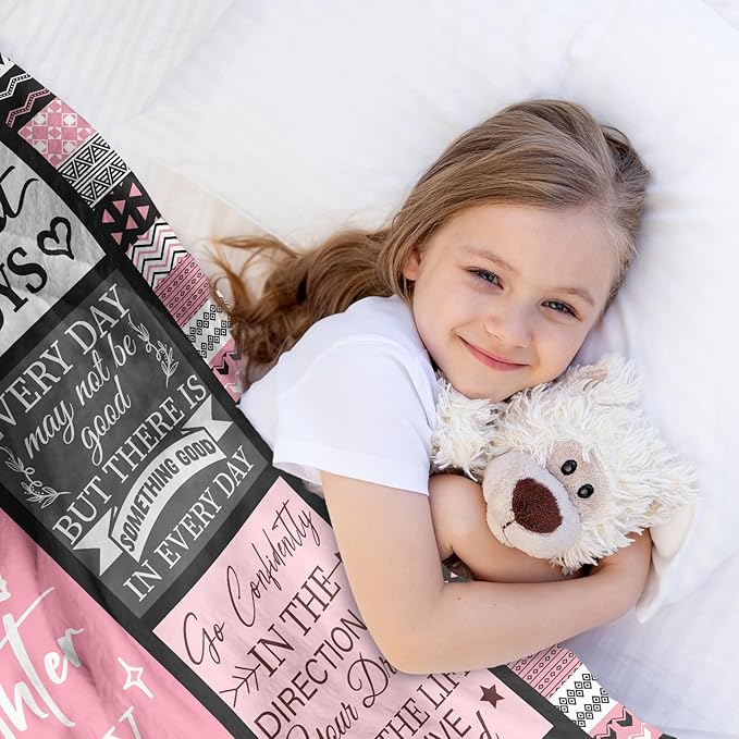 Granddaughter Gifts from Grandma, Granddaughter Gifts, Granddaughter Blanket from Grandma, Gifts for Granddaughter, Birthday Graduation 60" X 50"