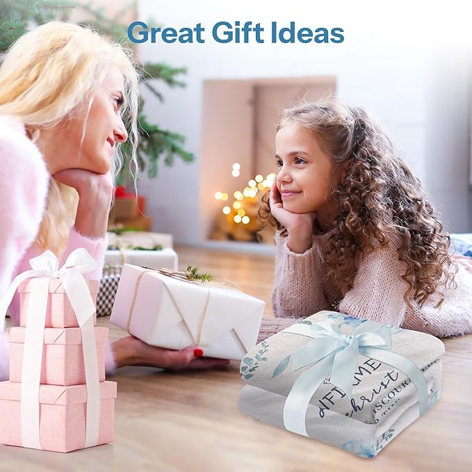 Confirmation Gifts for Teen Girls, Confirmation Gifts for Girls, Confirmation Gifts for Teenage Girl, Confirmation Gifts for Catholic, Confirmation Decorations Throw Blanket 60x80 in