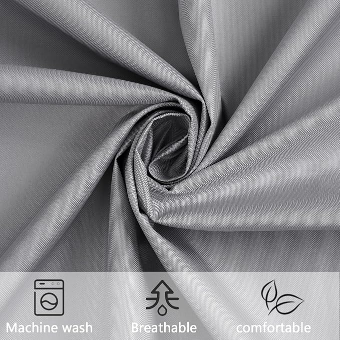 Grey Canopy Bed Curtains - 4 Corner Post Bed Curtains Canopy Queen Bed Canopy Curtains for Adults Girls Bedroom Decoration(Grey, Queen)