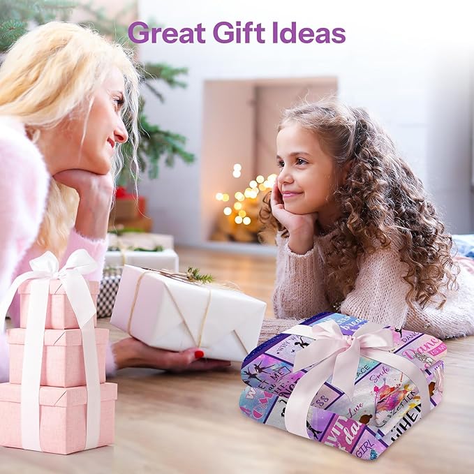 Dance Gifts, Dance Blanket, Dance Gifts for Girls, Dance Recital Gifts for Girls, Gifts for Dancers, Dancer Gifts for Girls on Christmas Birthday Thanksgivings 40x50 in