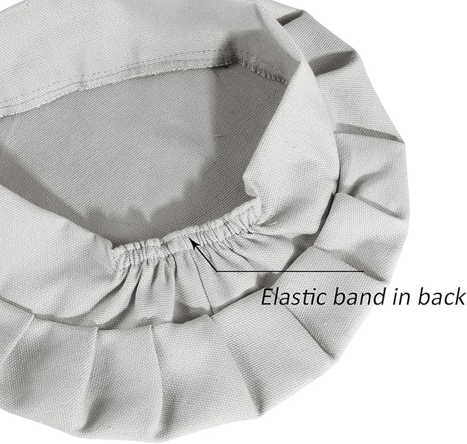 Kids Apron and Chef Hat Set-Adjustable Child Apron for Boys and Girls for Cooking Baking Light Gray